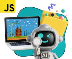 Язык программирования JavaScript + AI. Проектное обучение + геймификация + AI-помощники - КИБЕРшкола программирования для детей, компьютерные курсы для школьников, начинающих и подростков - KIBERone г. Хамовники