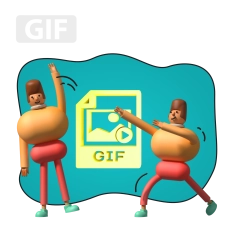 Gif-анимация - КИБЕРшкола программирования для детей, компьютерные курсы для школьников, начинающих и подростков - KIBERone г. Хамовники