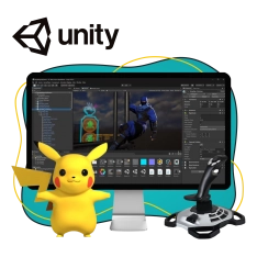 Мир игр на Unity 2D на популярном движке + AI-помощники - КИБЕРшкола программирования для детей, компьютерные курсы для школьников, начинающих и подростков - KIBERone г. Хамовники