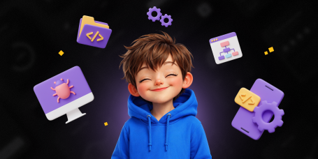 Идеальный сайт с нуля: код, дизайн и AI-помощник - КИБЕРшкола программирования для детей, компьютерные курсы для школьников, начинающих и подростков - KIBERone г. Хамовники